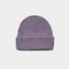 Gorro de tricô liso de cor sólida em mistura de lã para mulheres, outono e inverno, afina o rosto, gorro de tricô versátil estilo coreano