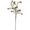 Fruta de Espinheiro-Marítimo Selvagem Artificial Arranjo de Flores Artificiais Decoração Floral Buquê de Plástico Atacado