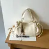 Bolso plisado Boston para mujer 2026 nuevo modelo bolso de mano simple para ir al trabajo bolso vintage bolso de hombro cruzado tote