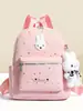 Mochila Nueva Linda Transfronteriza 2026 para Estudiantes Mujeres, Mochila de Moda de Dibujos Animados Ligera y Versátil para Niñas