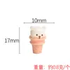 Suministro Directo de Fábrica de Ovejas, Conejos, Osos de Dibujos Animados 3D, Conos de Helado, Pegamento de Crema para Accesorios de Decoración de Escritorio DIY