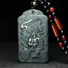 Jade Hetian de Xinjiang Zafiro Verde Torre Primera Calidad Material Fino Cuatro Brazos Guanyin Colgante de Paisaje para Hombres y Mujeres Colgante de Jade