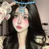 Niña de Loulan Princesa Occidental Halloween Accesorios para el Cabello con Borlas Adorno para la Cabeza Exótico Bohemio Adorno para la Cabeza Adorno para la Cabeza Diadema
