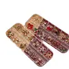 Joyería para Uñas 12 Compartimentos Aleación Diamante Navideño para Uñas Navideño Estereoscópico Copo de Nieve Reno Manzana Guirnalda Diamante Metálico para Uñas