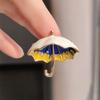 Paraguas Cielo Estrellado broche personalizado accesorios para ropa pin ajustador de cintura pin anti-exposición corsage de traje insignia de nicho pin de aleación