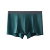 Roupas íntimas masculinas algodão uma peça sem costura virilha antibacteriana penteado algodão pele amigável respirável e confortável moda masculina boxer shorts