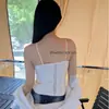 Camisola sin costuras con espalda descubierta de encaje, base líquida, tirantes finos, copas incorporadas, prenda interior que elimina la necesidad de sujetador, camisola para mujer