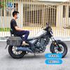 Coche muscular Wolf adecuado para Honda CM300 CM500 bolsa lateral bolsa de lona maletín para portátil de negocios estante de liberación rápida para modificación