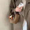 Bolso Cesta Nuevo de Amazon Más Vendido con Patrón de Lichi, Bolso de Mano para Mujer, Aspecto de Alta Gama, Versátil para el Trabajo y los Viajes, Bolso Cruzado