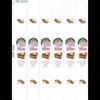 [Tira grande] sándwich nieve Meiniang bizcocho piel de tigre rollo de toalla para hornear pegatina adhesiva