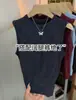 Camiseta sin mangas de cuello redondo de moda ajustada estilo commuter para mujer, 2026 verano, acanalada, versátil, que rejuvenece, top sin mangas