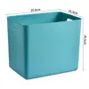 Caja de almacenamiento de plástico color Morandi caja de almacenamiento para armario ropa interior pantimedias caja de almacenamiento para snacks juguetes con tapa caja de almacenamiento
