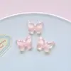 Decoraciones de flor de iris perlado, dijes para zapatos, hebillas para zapatos, accesorios DIY, materiales para pulseras y pasadores, accesorios