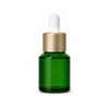 Frasco Cilíndrico con Hombro Inclinado Marrón a Prueba de Luz de 15 ml 30 ml con Gotero del Fabricante Sellado a Prueba de Fugas Tipo Gotero