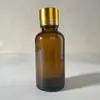 Em estoque frasco de óleo essencial marrom 5ml-100ml frasco de vidro para óleo medicinal marrom amostra de óleo essencial para viagem sub-embalado