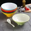 Tigela de Macarrão de Melamina Especial para Luosifen Tigela de Ramen de Carne Tigela de Macarrão de Plástico à Prova de Queda Tigela Grande para Mala Tang Comercial