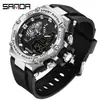 Reloj Táctico Marca Sanda Precio Especial Liquidación Reloj Electrónico Estudiante Multifunción Cronometraje Deportivo Impermeable