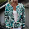 Novo suéter cardigã com padrão paisley de castanha europeu e americano, versátil e estiloso, para Amazon, AliExpress e lojas independentes