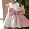 Vestido Dulce y Lindo con Lazo para Bebé de Un Año 2026 Nuevo Modelo de Verano Aliexpress Vestido para Niñas de Comercio Exterior Suministro Transfronterizo