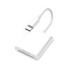 Adaptador OTG para teléfono móvil Apple Huawei, tres en uno, tipo C a USB, lector de tarjetas SD/TF.