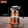 Elegante Bule de Chá Caneca para Uso Doméstico, Infusor de Chá, Bule, Recipiente de Água para Chá de Vidro, Presente, Item Promocional, Impressão de Logo em Serigrafia