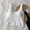 Comercio exterior otoño temprano nueva moda estilo coreano todo partido cuello en U camisola chaleco deportivo prenda exterior con almohadilla en el pecho espalda bonita moda