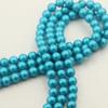 Cristal Shijia da Áustria 5810-2029 Azul Verde Escuro Furo Passante Pérola Acessórios para Brincos Pulseira Colar Pingente DIY