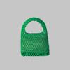 Diseño nicho bolso hueco color bolso tejido a mano para mujer bolso cubo para vacaciones en la playa bolso de muñeca Mori