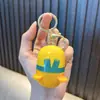 Coche de Juguete de Animal Pequeño de Resorte Llavero Modelo de Coche Colgante para Bolso Llavero de Estudiante Máquina de Garra Regalo Pequeño