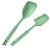Raspador de silicona de grado alimenticio, cepillo de aceite 2 en 1, resistente a altas temperaturas, para hornear pasteles domésticos, espátula, cuchara, pala, 2 en 1.