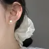 Pendientes de Plata de Ley S925 Nalan, Modernos, Lindos, Pequeños y Exquisitos, Pendientes de Gato Esmerilados Joyería M07622