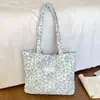 Comercio exterior transfronterizo artístico estilo coreano moda floral tela francesa pequeño fresco plisado axila hombro bolso tote