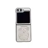 Estilo Fofo Jingle Adequado para Samsung Zflip6 Antiderrapante e Anti-Queda Capa de Celular Desenho Flip3 Dopamina Modelo Popular