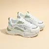 Tênis estilo "dad shoes" feminino 2026 primavera e outono novos sapatos de malha, tênis casuais versáteis populares da moda com sola grossa