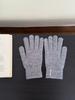 Guantes de Punto Cálidos Estilo Pareja Guantes de Mujer Invierno Resistentes al Frío Forro de Felpa Engrosados Etiqueta Metálica Sin Dedos Pantalla Táctil