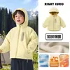 Europa Derecha Niños Niñas Abrigo Invierno Más Terciopelo 2026 Nuevo Bebé Top Ropa Impermeable Ropa de Invierno Niños Niños Ropa