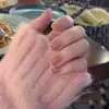 """Huan Huan""" El final del arte de uñas es de color nude Templo Ganlu agua hervida natural temperamento deseo puro simple versátil para llevar en la uña