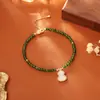 Colar com Pingente de Cabaça de Madrepérola Estilo Chinês, Moda de Alto Padrão, Temperamento Elegante, Nova Pulseira Estilo Chinês para Mulheres