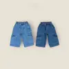 Jeans Cargo Tendência Personalidade Estilo Coreano Infantil 26 Outono/Inverno Meninos e Meninas Bebê Bonito Tendência Calças Casuais
