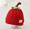 Toucas de Bebê Outono e Inverno Toucas de Lã Quentes para Bebê Menina Crianças Meninos e Meninas Toucas de Tricô Fofas para Bebê Menino