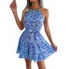 Vestido Floral con Volantes Casual Europeo y Americano Primavera/Verano 2026 Vestido de Playa Ropa Femenina Transfronteriza de Amazon