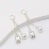 Alta Retención de Color Accesorios de Cristal para Manualidades Colgante de Copo de Nieve Cadena de Seguridad Pulsera de Ala de Mariposa Collar Accesorios para Ensartar