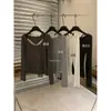 Camiseta de Manga Larga Falsa de Dos Piezas Versátil Ajustada con Retazos de Encaje Estilo Coreano Otoño Té Verde Limón para Mujer 11236
