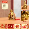 Figura de Perro Yuanbao Cobre Tamaño Grande Decoración del Hogar Sala de Estar Entrada De Pie Trayendo Riqueza Perro Artesanía Decorativa