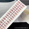 Rociado de Uñas Prefabricadas Persiguiendo Rubor Persiguiendo Ojo de Gato Piezas de Uñas Cuadradas Cortas Color Nude Piezas de Uñas para Usar Polvo Desnudo