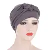 Amazon Sombrero Turbante Suave Trenzado Lateral Multicolor Gorro para Quimioterapia Nuevo Modelo Transfronterizo