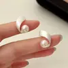 Brincos de linha de pérolas, cool e elegantes, design versátil e único, luxo leve e requintado, pino de prata 925, brincos de alta qualidade