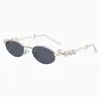 Gafas Ovaladas Incrustadas de Diamantes Personalizables para Miopía, Elegantes y de Alta Gama, Modelo Nuevo 2025, Gafas Decorativas Lisas, Gafas de Sol