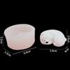 Urso de estimação fofo fofo tesouro DIY vela de aromaterapia decoração urso polar de três polos de silicone