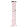 Para Apple Iwatch Serie Completa 5678 Reloj Apple Impermeable Deportivo Color Sólido Silicona Samsung Hebilla Cuadrada Correa Apple